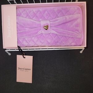 Juicy Couture Pink Quilted Wallet